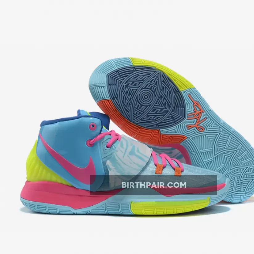 Nike Kyrie 6 'Pool' Baltic Blue/Hyper Royal/Volt/Hyper Pink CZ4686-409 - kyries pink and blue