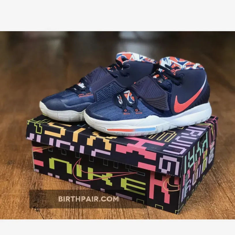 Kyrie 6 Usa Nike Kyrie 6 'USA' Midnight Navy/Red BQ4630-402