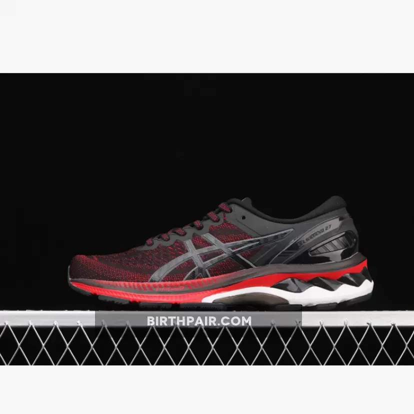 Asics Men's GEL-KAYANO 27 Running Shoes Classic Red/Black #gel kayano 27