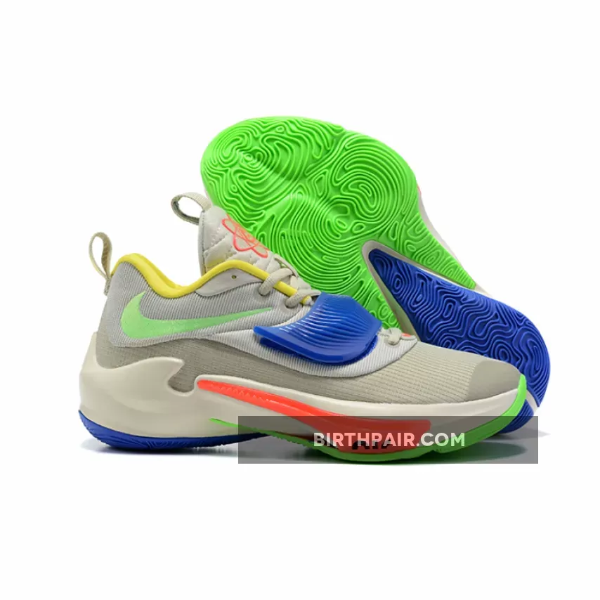 Nike Zoom Freak 3 'Primary Colors' Freak 3 Colorways DA0695-100