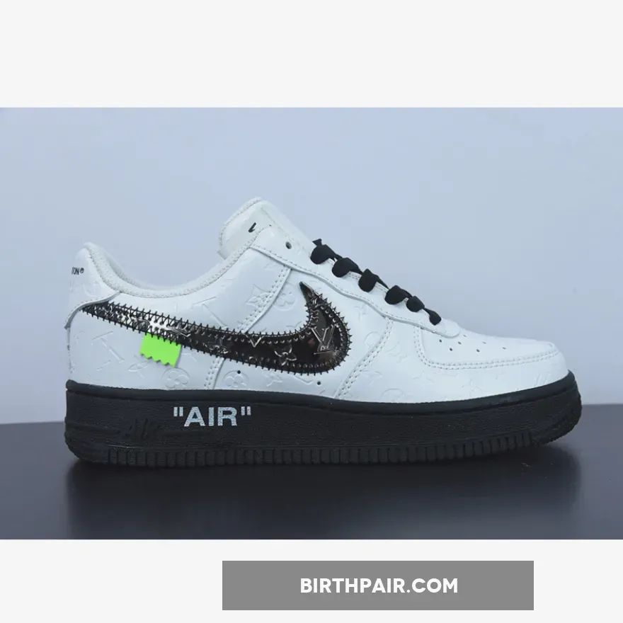 Nike Air Force 1 White Black Outlet 1675864810