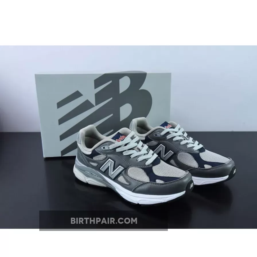 New Balance 990v3 Leather Grey M990GJ3 - new balance m990gj3