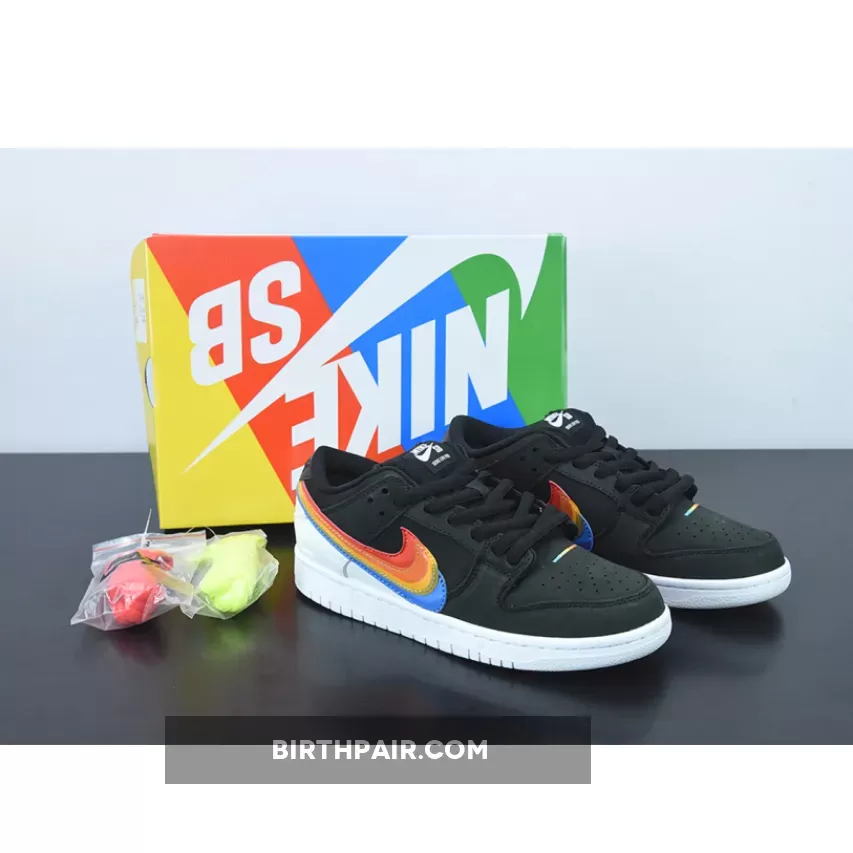 Polaroid Shoes / Polaroid x Nike SB Dunk Low Pro Black