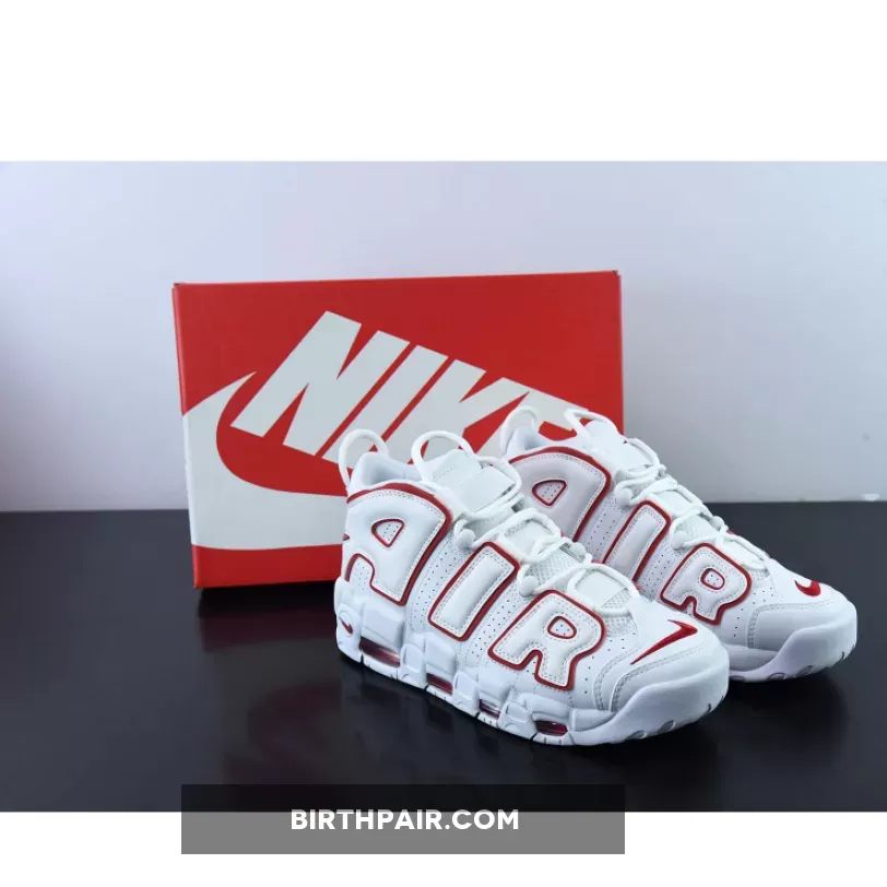 Nike Air More Uptempo 'Renowned Rhythm' White/Varsity Red 921948-102 Online Sale