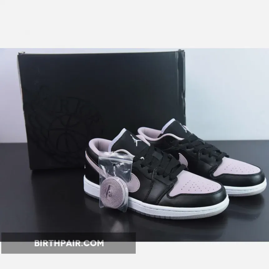 Air Jordan 1 Low Black/Iced Lilac-White DV1309-051 - seiced