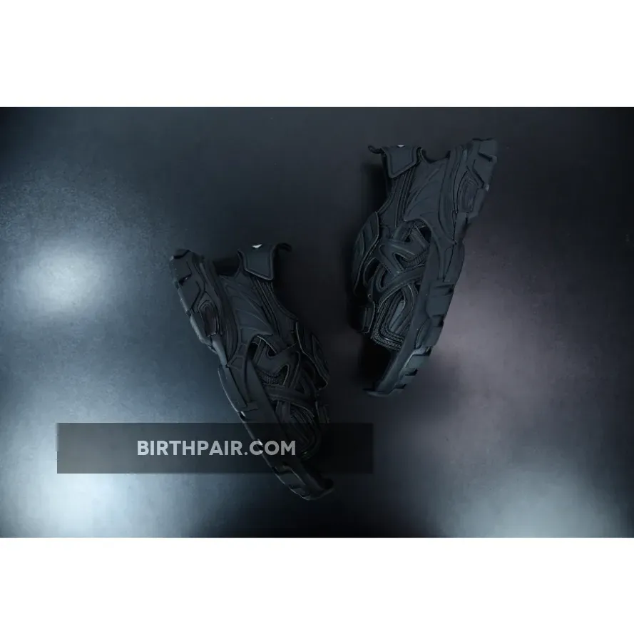 Balenciaga Logo Pool Sides Sandals Black White Online