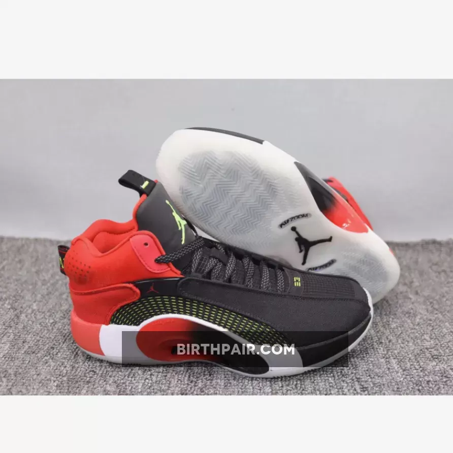 Air Jordan 35 'CNY' Black/University Red-Yellow jordan 35 chinese new year
