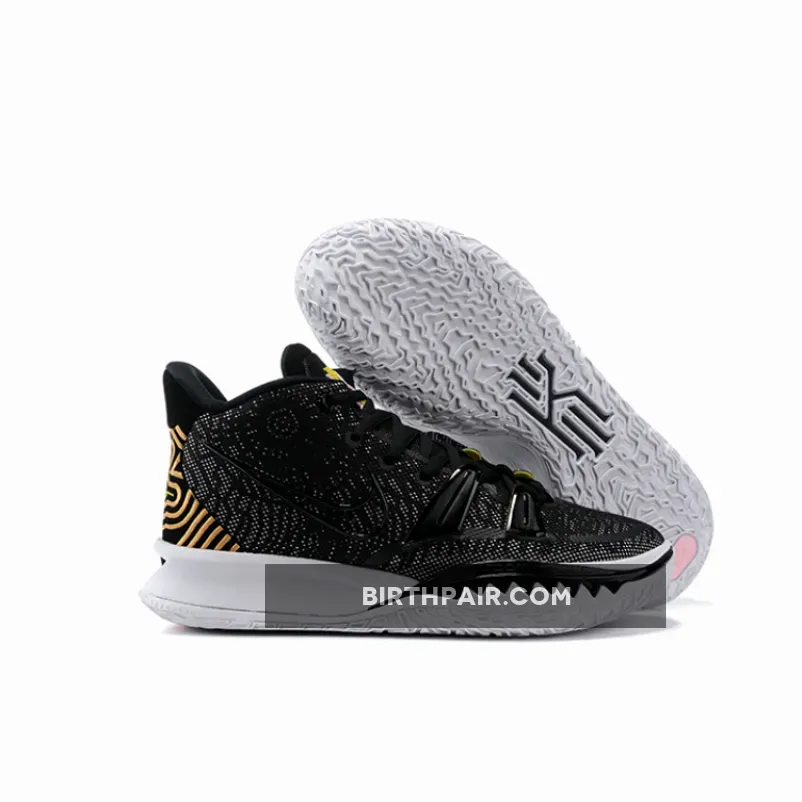 Kyrie Low 5 Ripple Effect / Nike Kyrie 7 Black Yellow Pink CQ9326-005