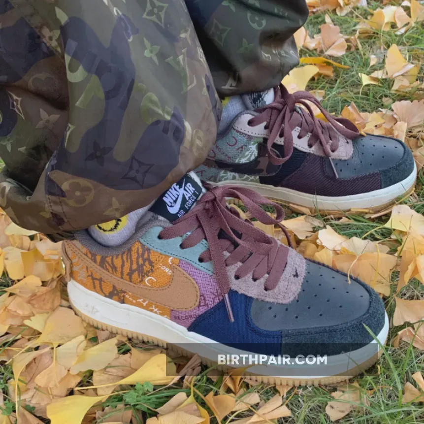 Travis Scott X Air Force 1 / Travis Scott x Nike Air Force 1 Low Multi-Color/Muted Bronze-Fossil