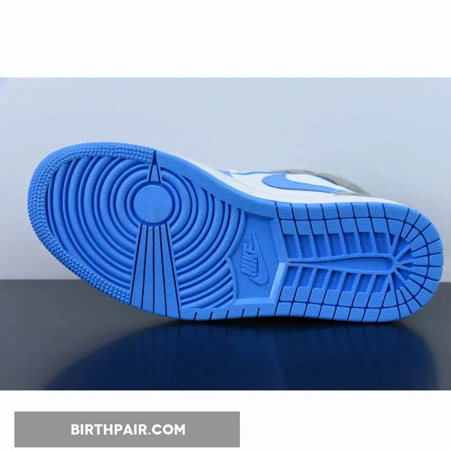 Blue And Grey Air Jordan 1 / Air Jordan 1 Mid White/University Blue-Grey