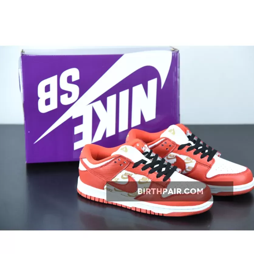 Nike SB Dunk Low Red White Online 1675867667