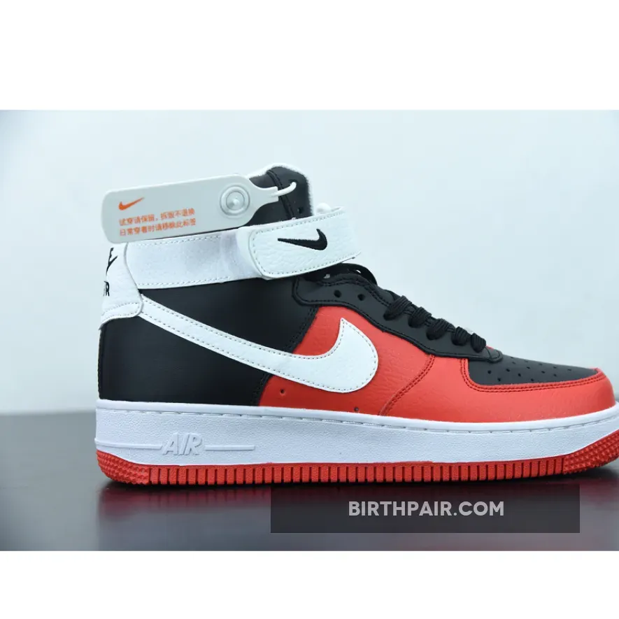 Air Force 1 High 07 - NBA x Nike Air Force 1 High '75th Anniversary' Black/Chile Red-White-Sail DC8870-001