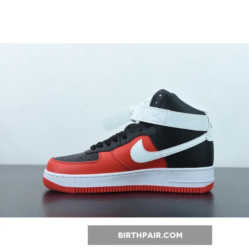 Air Force 1 High 07 - NBA x Nike Air Force 1 High '75th Anniversary' Black/Chile Red-White-Sail DC8870-001