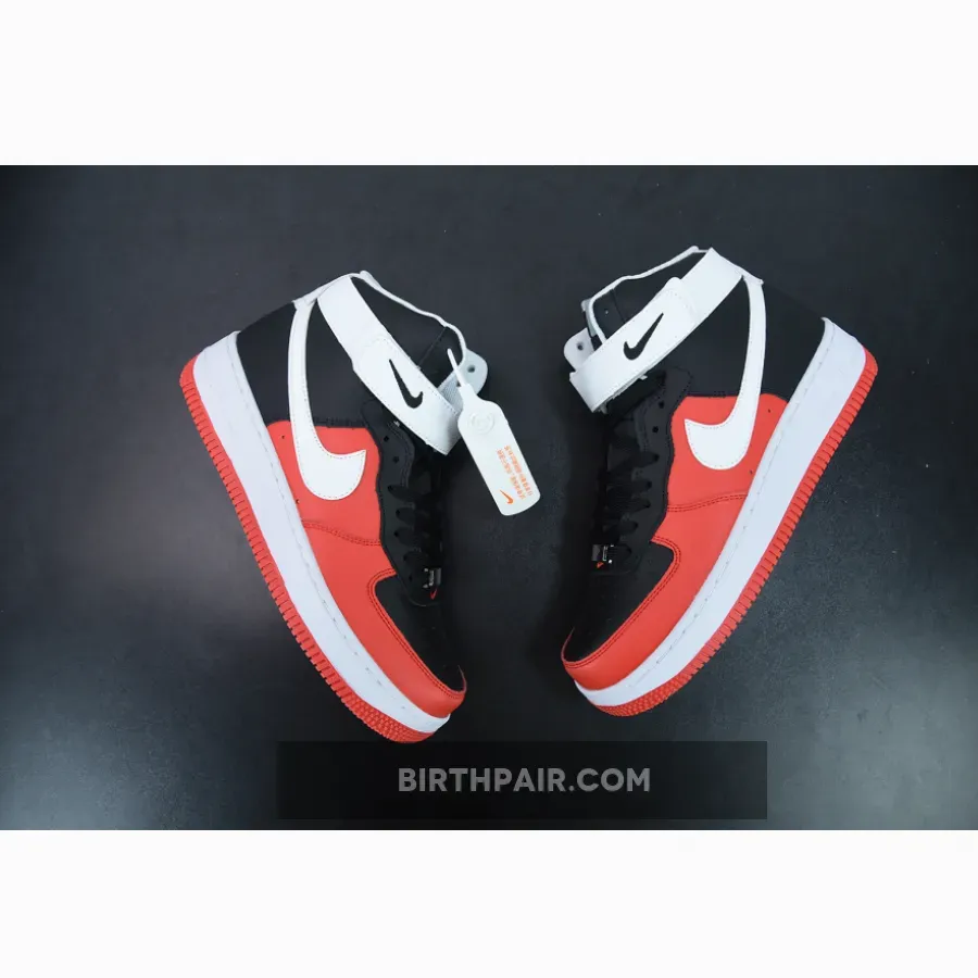 Air Force 1 High 07 - NBA x Nike Air Force 1 High '75th Anniversary' Black/Chile Red-White-Sail DC8870-001