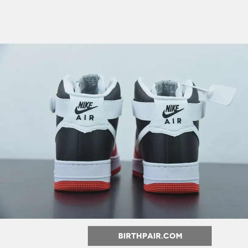 Air Force 1 High 07 - NBA x Nike Air Force 1 High '75th Anniversary' Black/Chile Red-White-Sail DC8870-001