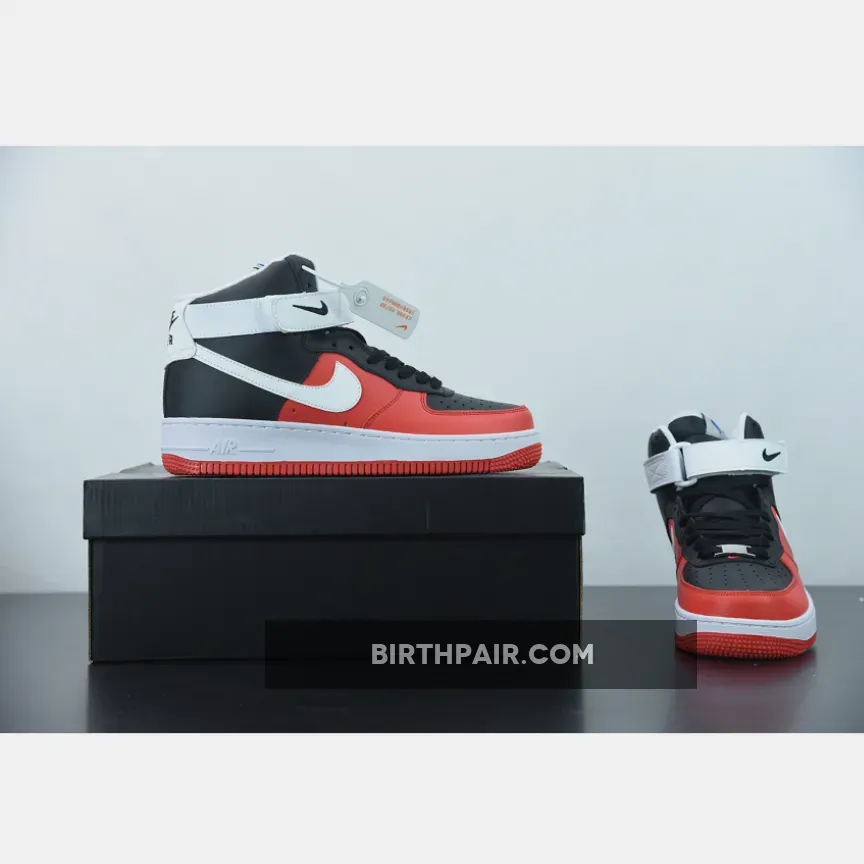 Air Force 1 High 07 - NBA x Nike Air Force 1 High '75th Anniversary' Black/Chile Red-White-Sail DC8870-001