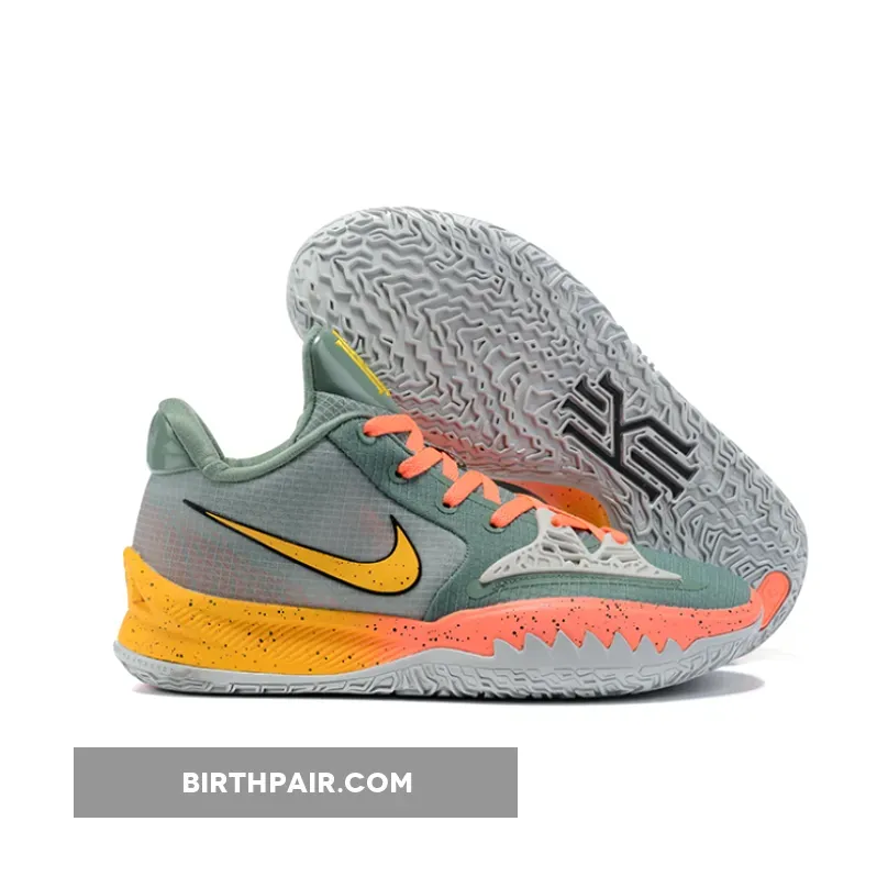 Kyrie Low 4 Grey / Nike Kyrie Low 4 Sunrise Green Grey