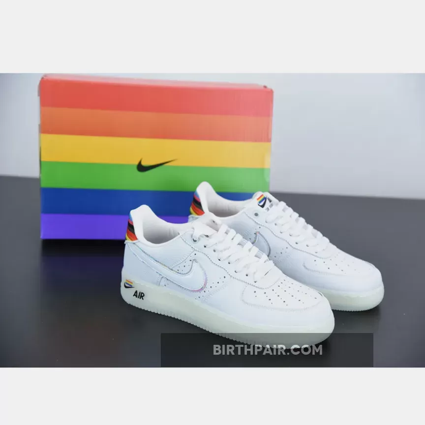 Air Force 1 Real Nike Air Force 1 Low 'BeTrue' White/Multi-Color