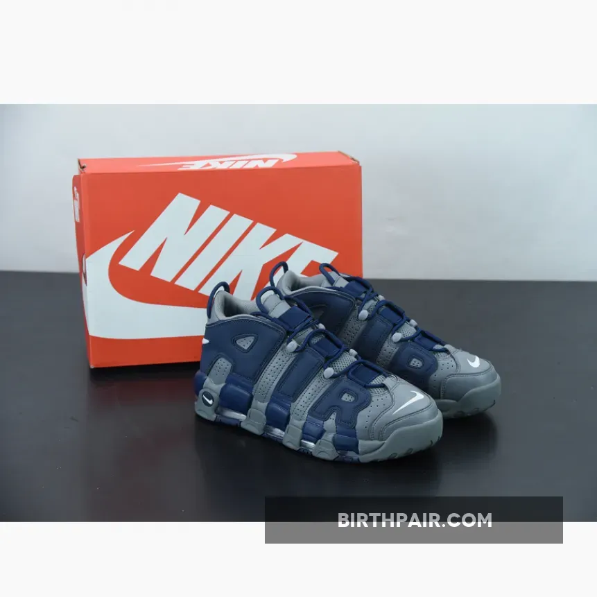 Nike Uptempo Georgetown Nike Air More Uptempo 'Hoyas' Cool Grey/White-Midnight Navy