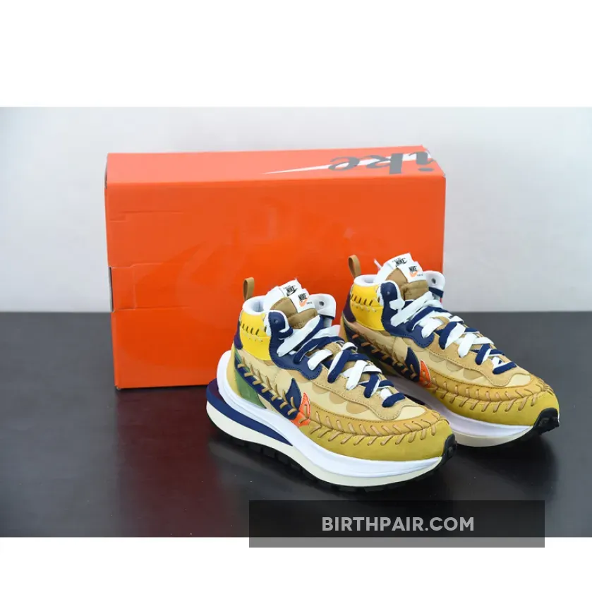 Sacai x Jean Paul Gaultier x Nike VaporWaffle Sesame/Multi-Color / Nike Vaporwaffle Sacai Sesame Blue Void