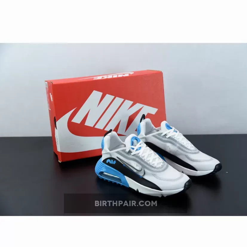 Nike Air Max 2090 White Blue Online Sale DC0955-100