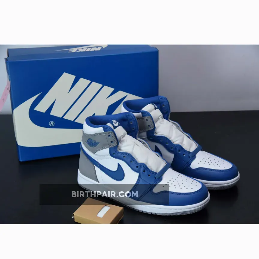 Aj 1 True Blue / Air Jordan 1 High OG True Blue/White-Cement Grey