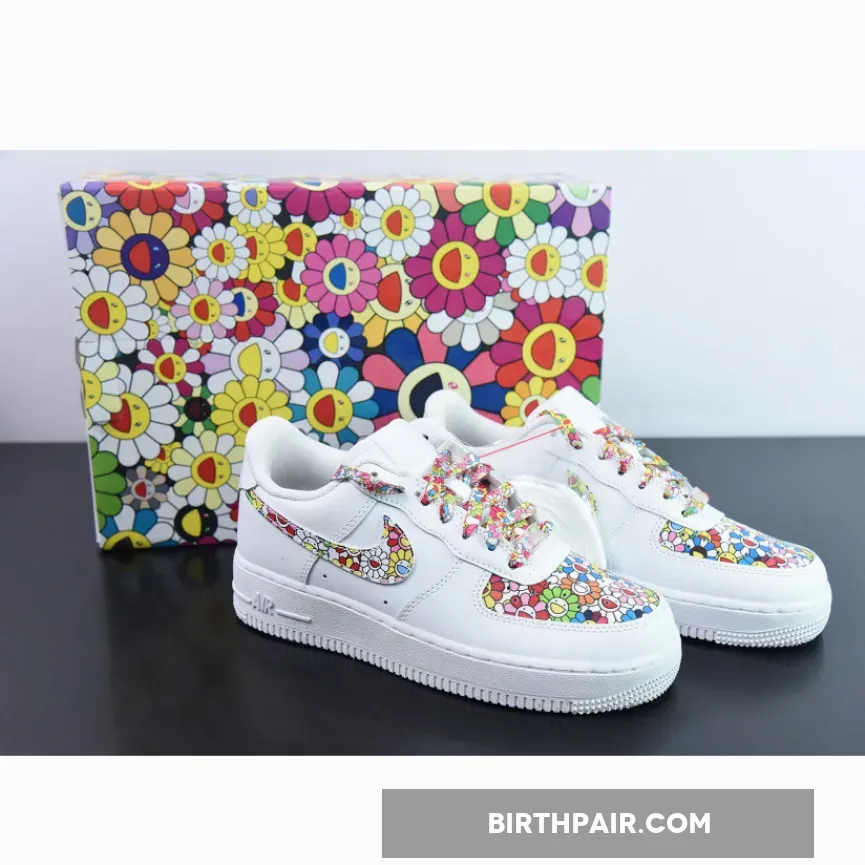 Murakami Air Force 1 / Takashi Murakami x Studio Hagel Nike Air Force 1 Flower Custom
