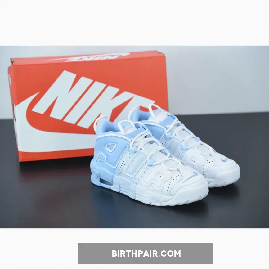 Nike Air More Uptempo 'Psychic Blue' White/Grey/Psychic Blue / blue and white uptempo