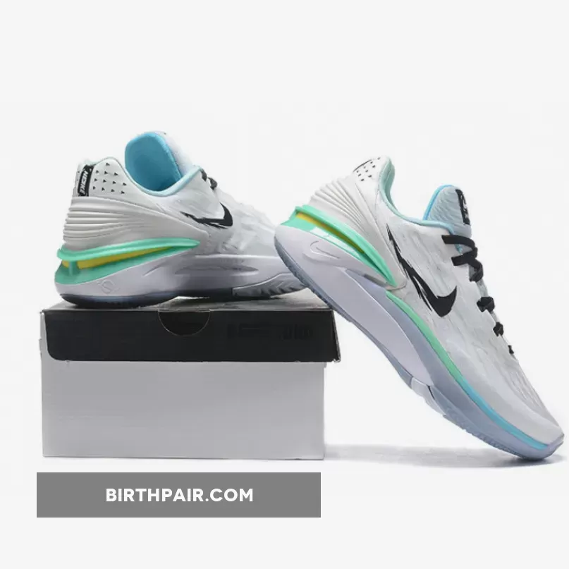 Nike Air Zoom GT Cut 2 'White Black Ice Blue Lime Green', Gt Cut 2s