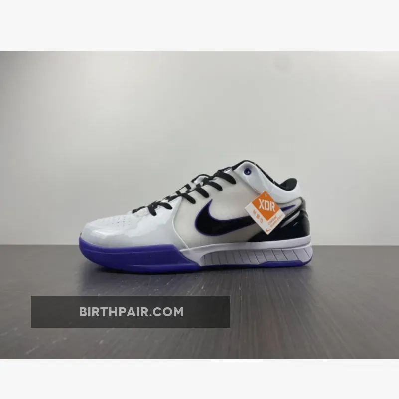 Kobe 4 Protro Purple / Nike Zoom Kobe 4 'Inline' White/Black-Varsity Purple