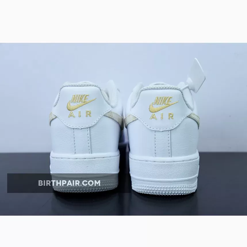 Air Forces With Flowers / Nike Air Force 1 Low 'Flower Swoosh' White Gold