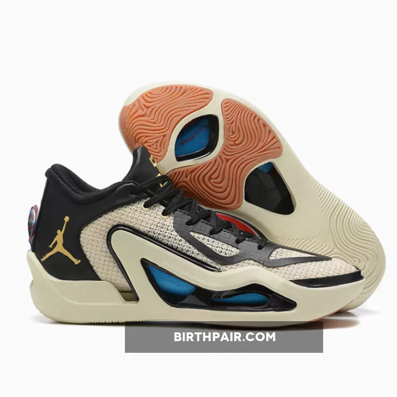 Jordan Tatum 1 'Barbershop' Coconut Milk/Metallic Gold/Black DX5571-180 tatum jordan