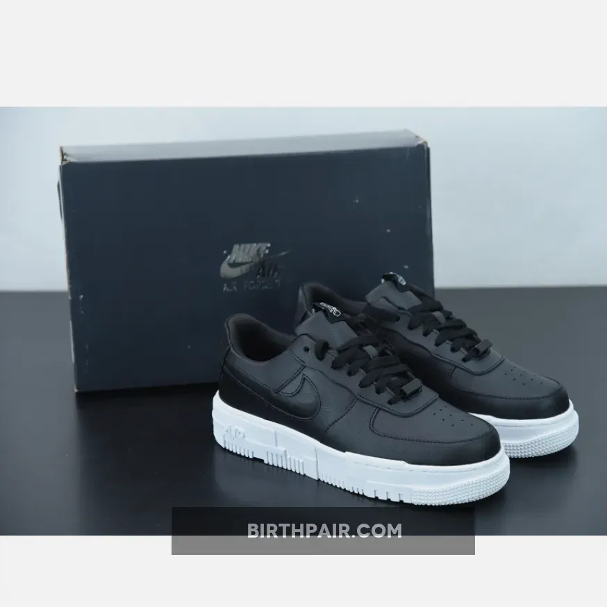 Nike Air Force 1 Pixel Black/Black-White Pixel Air Force