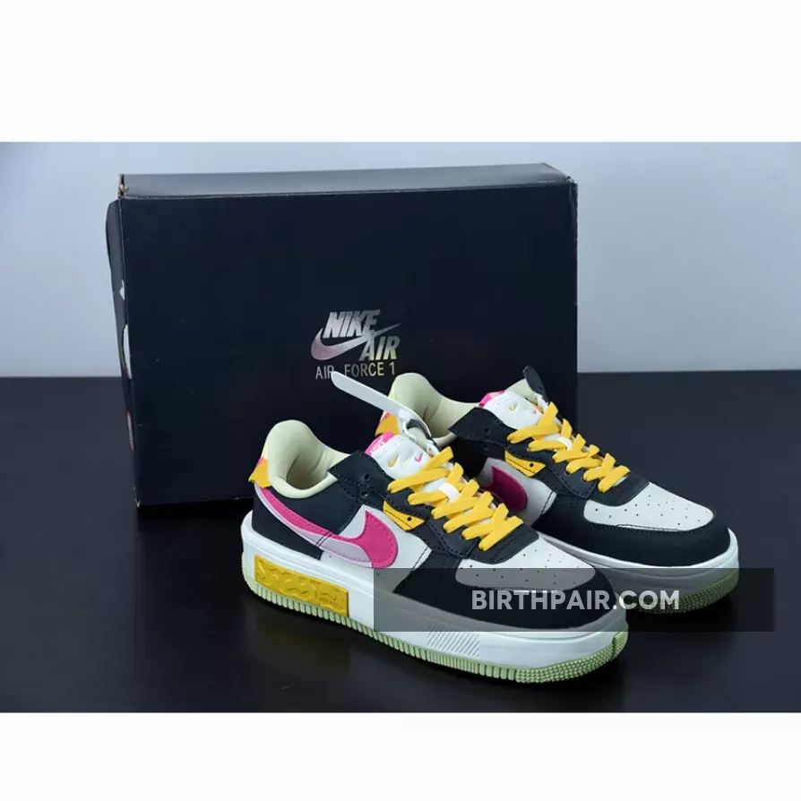 Nike Air Force Fontanka Pink Nike Air Force 1 Fontanka Off Noir/Pink Prime-Summit White DR7880-001