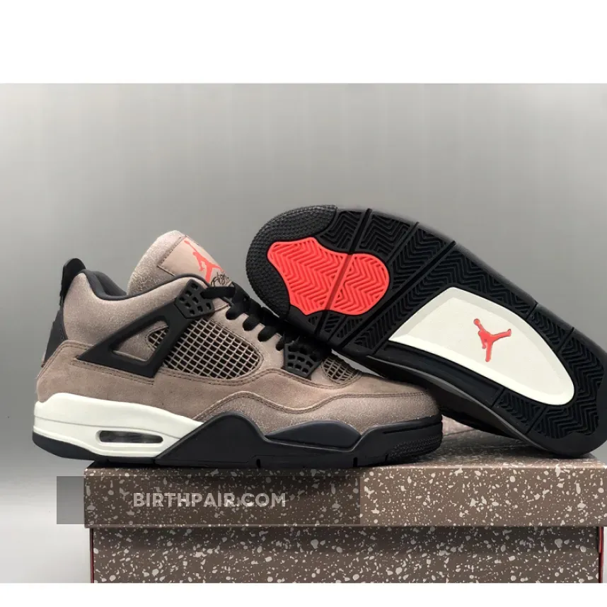 Retro 4 - Grey/infrared / Air Jordan 4 (IV) Retro Taupe Haze/Oil Grey/Off White/Infrared 23