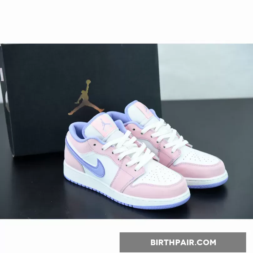 Air Jordan 1 Low GS Arctic Punch/Purple Pulse-White