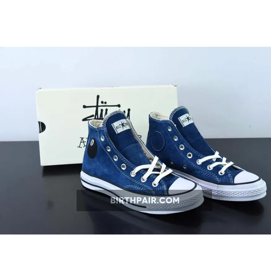 Stussy Converse High Stussy x Converse Chuck 70 '8-Ball' Sargasso Sea/White-Black