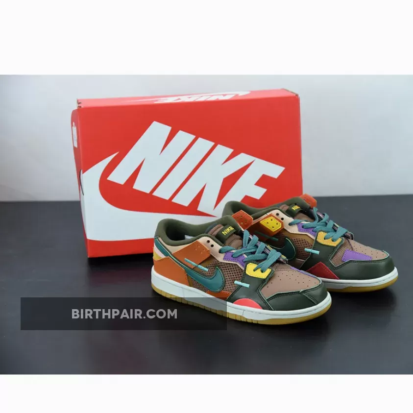 Nike Dunk Low Scrap Archeo Brown Scrap Dunk Lows DB0500-200