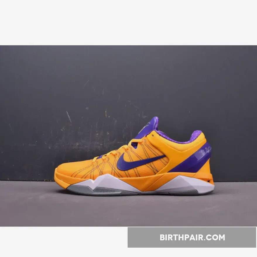Nike Zoom Kobe 7 Court Purple/University Gold-White-Cool Grey kobe shoes purple