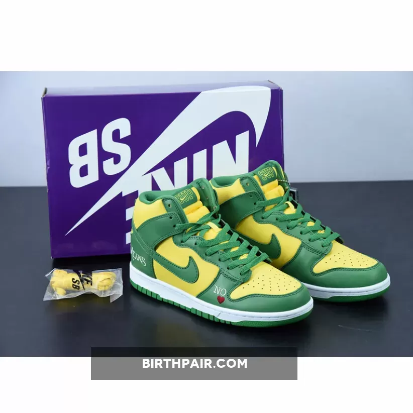 Supreme x Nike SB Dunk High Brazil Pine Green Dunk Meaning