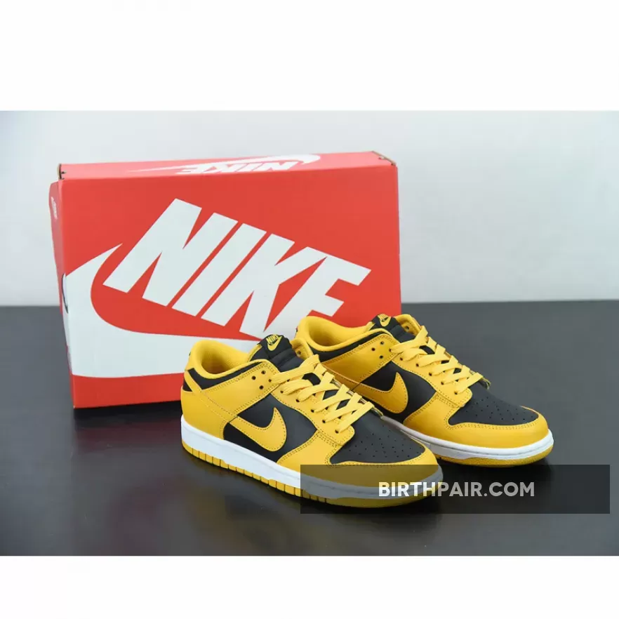 Championship Goldenrod / Nike Dunk Low Black/Goldenrod-White