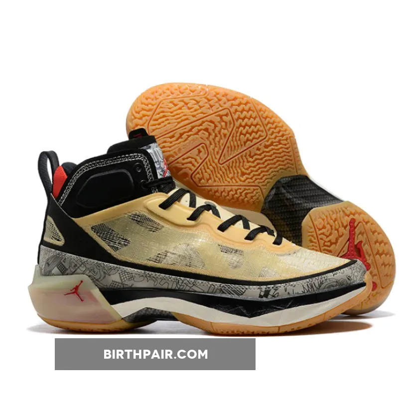 Air Jordan 37 'Jayson Tatum' Pale Vanilla/University Red Tatum Jordan Shoes