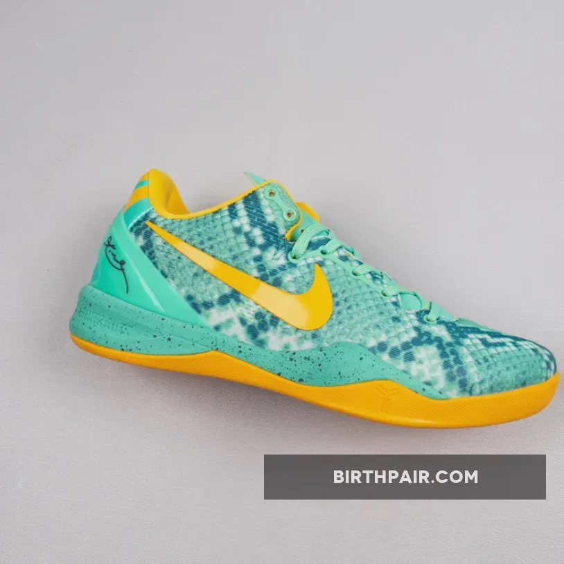 Nike Kobe 8 System Green Glow Laser Orange 555035-304 / kobe 8 green glow