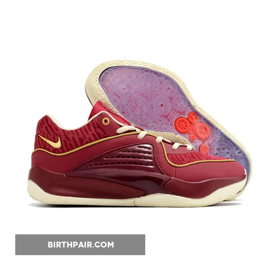 Kd Ny Vs Ny Nike KD 16 'NY vs. NY' Burgundy Gold DZ2925-600