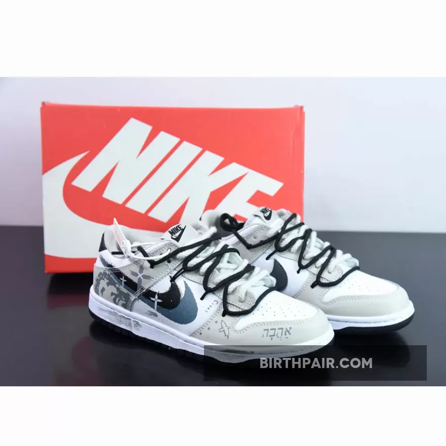 Nike Dunk Spray Paint Swoosh Custom Nike Dunk Low 'Spray Paint Swoosh'