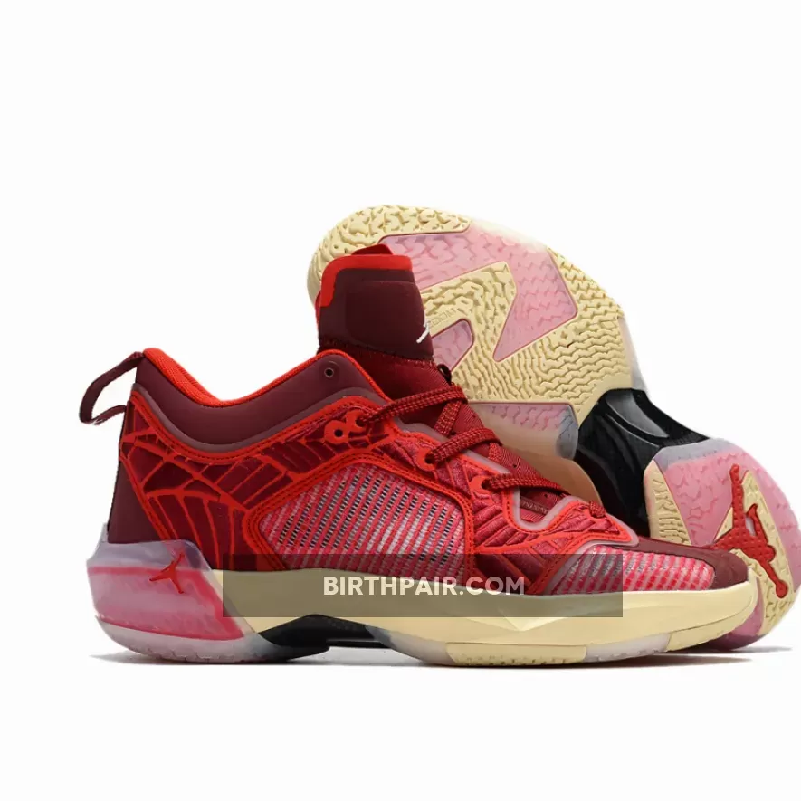 Air Jordan 37 Low Team Red/Sail-University Red-Muslin air jordan 1 low team red