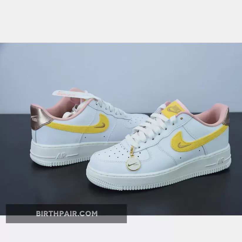 Nike Air Force 1 Low Mama White Yellow - Off White Air Force Yellow DV2183-100