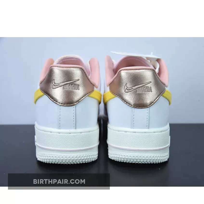 Nike Air Force 1 Low Mama White Yellow - Off White Air Force Yellow DV2183-100