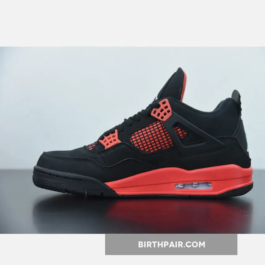 Jordansred / Air Jordan 4 'Red Thunder' AJ4 Black/White-Red