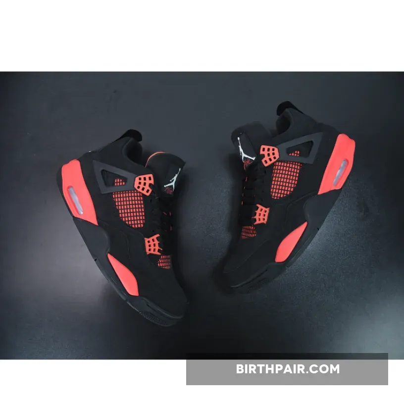 Jordansred / Air Jordan 4 'Red Thunder' AJ4 Black/White-Red
